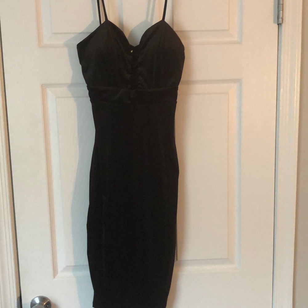 Velvet Black Dress